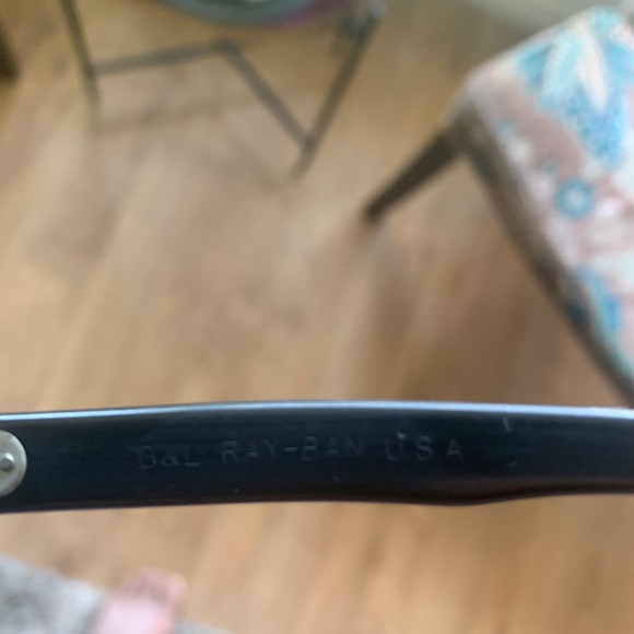 VINTAGE B&L RAY-BAN L2870 YNAO UV CRYSTAL BLACK EBONY BALORAMA WRAP SUNGLASSES - Picture 9 of 9